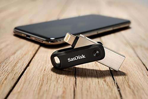SanDisk 64GB iXpand Flash Drive Go for iPhone and iPad - SDIX60N-064G-GN6NN