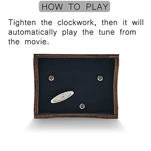 Sooharic Music Box Lord of The Rings, LOTR Merchandise Gifts, Wind Up Mechanism Antique Carved Music Box