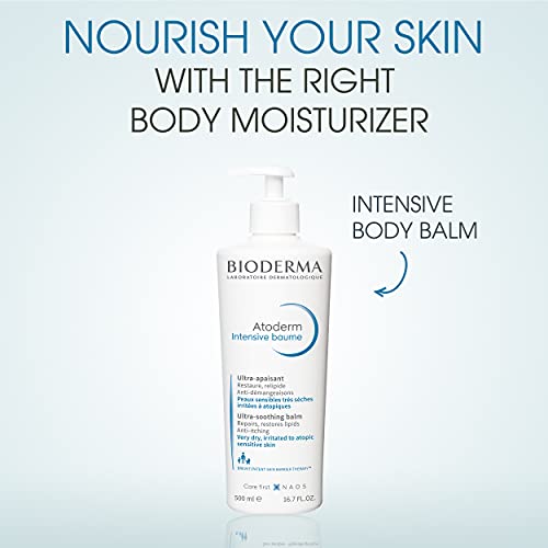 Bioderma - Atoderm - Shower Oil - Moisturizing and Nourishing Body and Face Wash - for Family with Very Dry Sensitive Skin