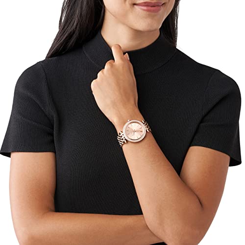 Michael Kors Analog Rose Dial Women's Watch - MK3192