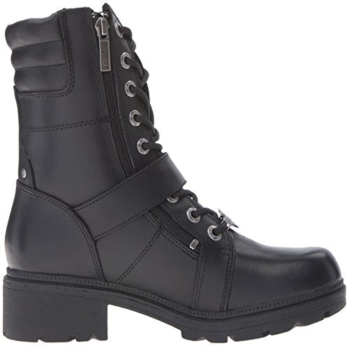 HARLEY-DAVIDSON FOOTWEAR Women's Talley Ridge Motorcycle Boot, Black, 5.5 M US