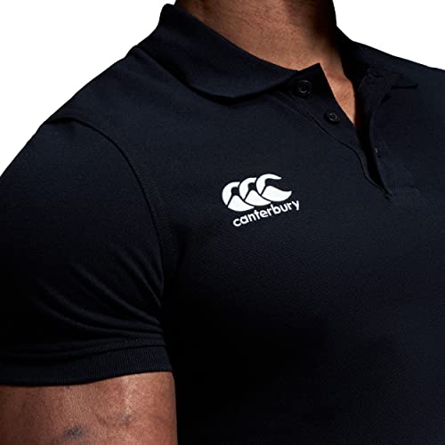 Canterbury of New Zealand mens Waimak Shirt Polo, Black, XX-Large US