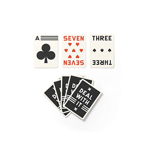 Brass Monkey It’s in The Cards Playing Cards Game Set – Includes 2 Uniquely Designed Card Decks and Instruction Book – Ideal for Game Night – Entertaining Gift Idea
