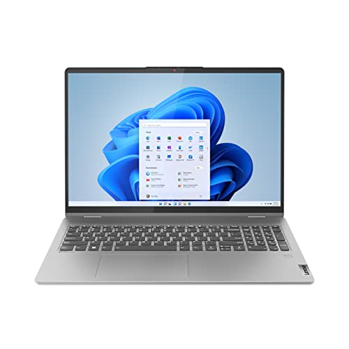 Lenovo IdeaPad Flex 5-2023 - Everyday Notebook - 2-in-1 Laptop - Windows 11-16' WUXGA Touchscreen - 16GB Memory - 512GB Storage - AMD Ryzen 7 - Fingerprint Reader - Arctic Grey