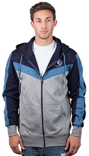 Ultra Game NBA Minnesota Timberwolves Mens Soft Fleece Full Zip Jacket Hoodie, Team Color, X-Large
