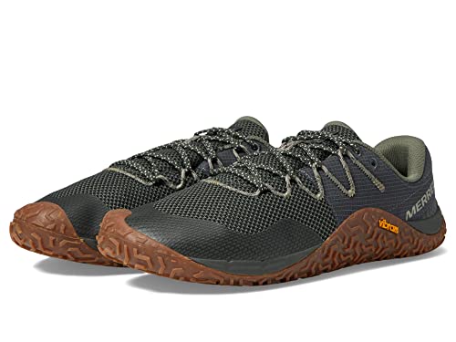 Merrell Men's Trail Glove 7 Sneaker, Pine/Gum, 7