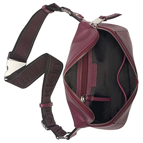 Calvin Klein Women's Millie Novelty Belt Bag, Eggplant, One Size