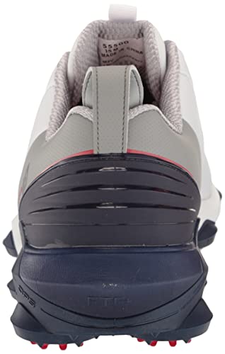 FootJoy Men's Tour Alpha Golf Shoe, White/Navy/Grey, 11