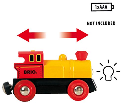 BRIO World - 33594 Two-Way Battery-Operated Engine | Train Toy for Kids Ages 3 and Up