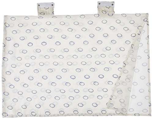 Hudson Baby Unisex Baby Muslin Cotton Car Seat and Stroller Canopy, Football, One Size