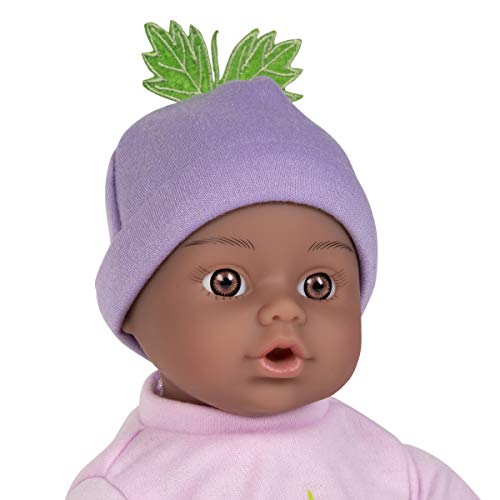 Adora Black Baby Doll Girl, 11 inch Sweet Baby Grape, Machine Washable (Amazon Exclusive) 1+ , Purple