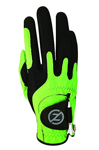 Zero Friction Men's Golf Gloves, Right Hand, One Size, Lime Green