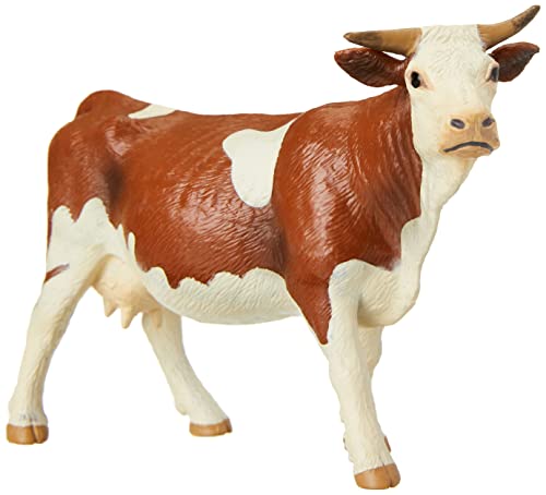 Papo -Hand-Painted - Figurine -Farmyard Friends -Simmental Cow -51133 - Collectible - for Children - Suitable for Boys and Girls - from 3 Years Old
