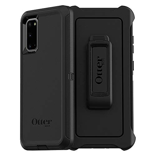 OtterBox DEFENDER SERIES SCREENLESS Case Case for Galaxy S20/Galaxy S20 5G (NOT COMPATIBLE WITH GALAXY S20 FE) - BLACK