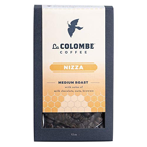 La Colombe Nizza Medium Roast Whole Bean Coffee - 12 Ounce, 1 Pack  - Notes of Milk Chocolate, Nuts and Browniewith a Honey-Sweet Roasted Nuttiness