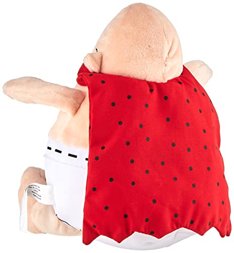 MerryMakers Captain Underpants Soft Superhero Toy, 10-Inch, from The bestselling Comic Book Series by Dav Pilkey, Red