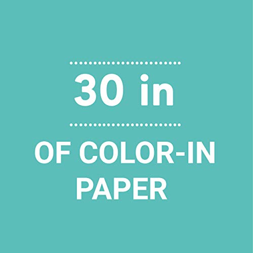 Mudpuppy Flower Garden Mini Coloring Roll