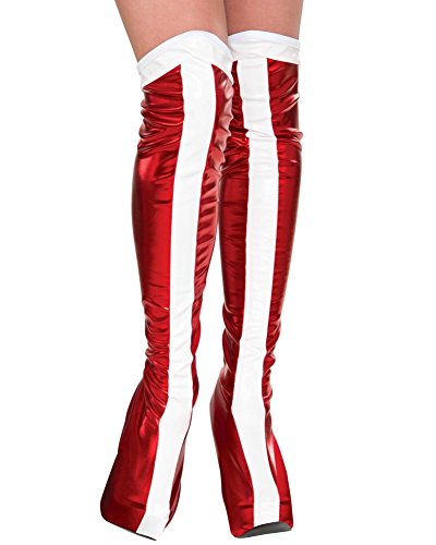Rubie's womens Dc Superheroes and Super Villains Boot-tops Costume Accessory, Wonder Woman, One Size US