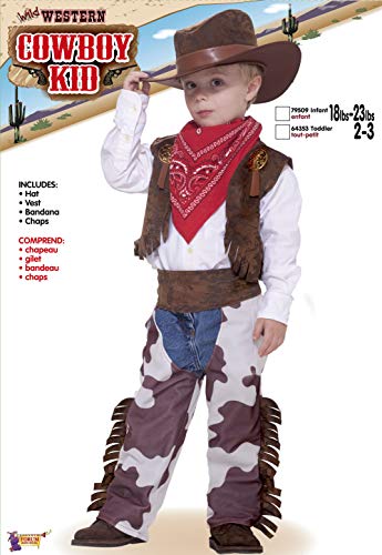 Forum Novelties Cowboy Kid Costume, Toddler Size