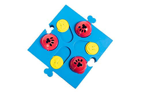 SPOT Seek-a-Treat Flip 'N Slide Treat Dispenser for Dogs | Dog Treat Dispenser | Dog Treat Dispenser Toy | Interactive Puzzle | Dog Treat Toys For Boredom | Dog Treat Toy Puzzle | Dog Toy Games, Model:5779