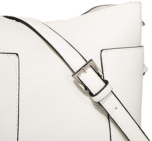 Steve Madden womens SAMMY Bucket Bag White, White, One Size US