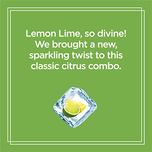Sparkling Ice, Lemon Lime Sparkling Water, Zero Sugar Flavored Water, with Vitamins and Antioxidants, Low Calorie Beverage, 17 Fl Oz (Pack of 12)