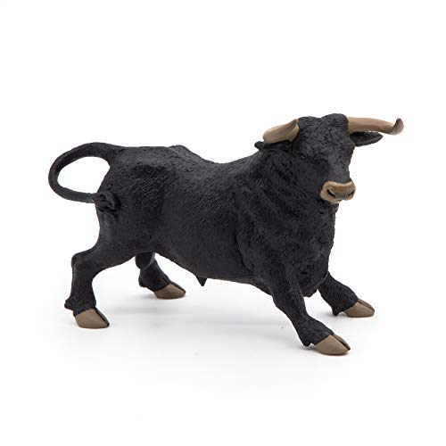 Papo -Hand-Painted - Figurine -Farmyard Friends -Andalusian bull -51050 - Collectible - For Children - Suitable for Boys and Girls - From 3 years old