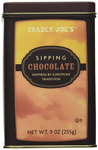 Trader Joe's Sipping Chocolate Inspired By European Tradition Decadent Chocolate Elixir Great for the Festive Season Net Wt. 9 oz.