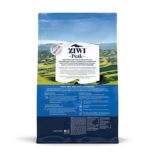 ZIWI Peak Air-Dried Cat Food – All Natural, High Protein, Grain Free and Limited Ingredient With Superfoods (Lamb, 2.2 lb)