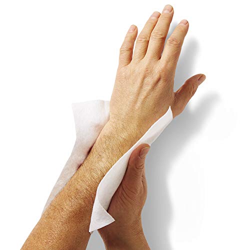 Medline ReadyBath Select Body Cleansing Cloth Wipes, Fragrance Free, Medium Weight Wipes (8 Count Pack, 30 Packs)