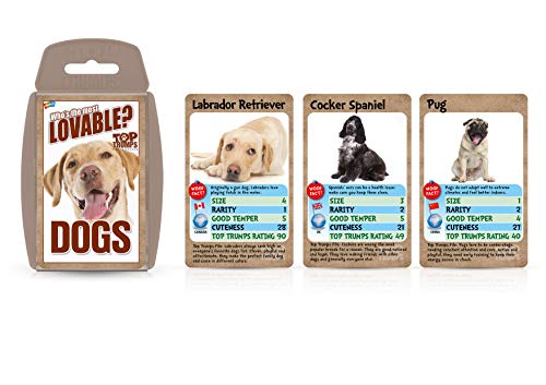 Lovable Dogs Top Trumps Card Game