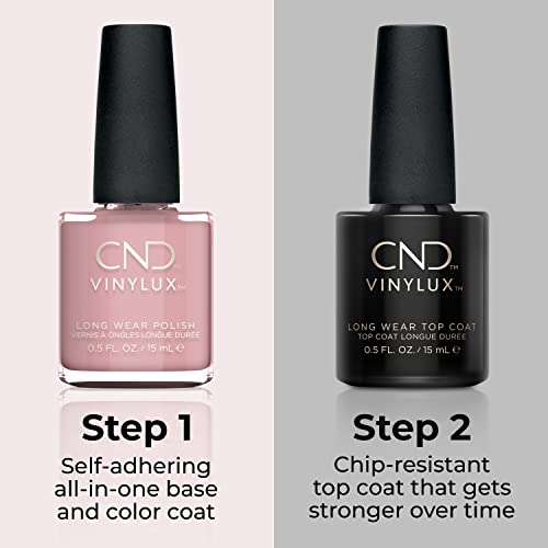CND Vinylux Longwear Nude Nail Polish, Gel-like Shine and Chip Resistant Color, 0.5 Fl Oz
