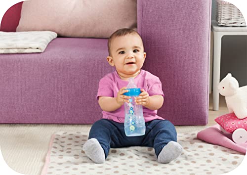 MAM Easy Active Bottle 11 oz (2-Count), Fast Flow Bottles, 4+ Month, Unisex, Gray