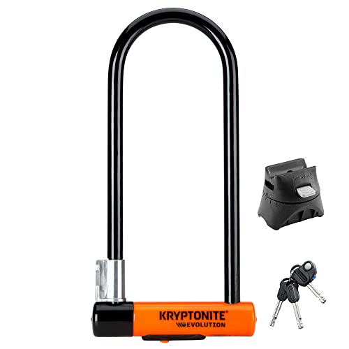 Kryptonite New-U Evolution Series 4 LS Bicycle U-Lock, Black, 4' x 11.5' 14mm (002147)