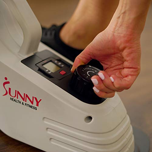 Sunny Health and Fitness Magnetic Under Desk Mini Bike Pedal Exerciser