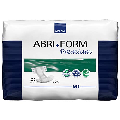 Abena Abri-Form Premium Incontinence Briefs, Level 1, (Medium To Large Sizes) Medium, 104 Count