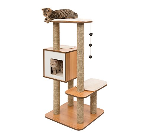 Vesper Cat Tree, High Base, Black , 52046