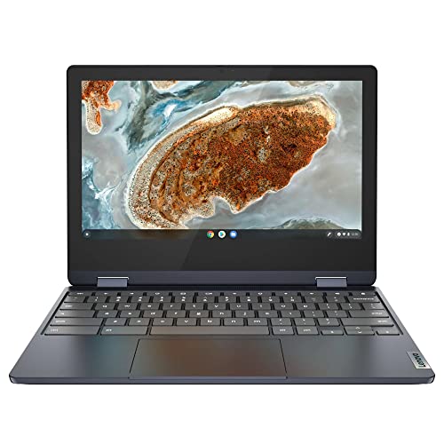 Lenovo 2022 IdeaPad Flex 3 11.6' HD 2-in-1 Touchscreen Chromebook (8-Core MediaTek MT8183, 4GB RAM, 64GB eMMC, Stylus, Webcam) Flip Convertible Home Education Laptop, IST Computers Pen, Chrome OS