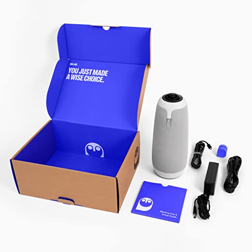 Meeting Owl 3 (Next Gen) 360-Degree, 1080p HD Smart Video Conference Camera, Microphone, and Speaker (Automatic Speaker Focus and Smart Zooming)