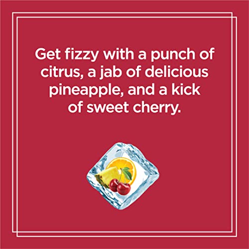 Sparkling Ice, Fruit Punch Sparkling Water, Zero Sugar Flavored Water, with Vitamins and Antioxidants, Low Calorie Beverage, 17 fl oz Bottles (Pack of 12)