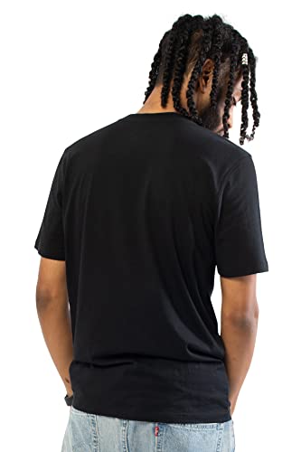 Ultra Game -NBA Milwaukee Bucks Mens Arched Plexi Short Sleeve Tee Shirt, Black, X-Large