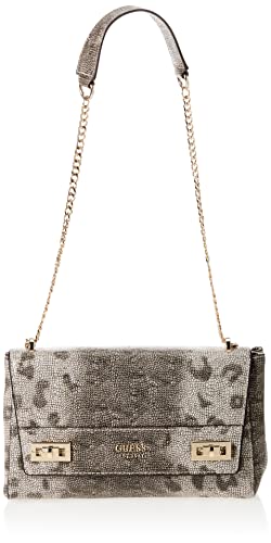 GUESS Katey Flap Shoulder Bag, Charcoal