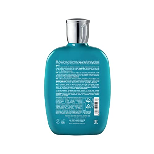 Alfaparf Milano Semi Di Lino Curls Enhancing Sulfate Free Shampoo for Wavy and Curly Hair - Hydrates and Nourishes - Reduces Frizz - Protects Against Humidity - Vegan-Friendly Formula - 8.45 fl. oz.