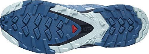 Salomon XA PRO 3D v8 Trail Running Shoes for Women, Ashley Blue/Ebony/Opal Blue, 7