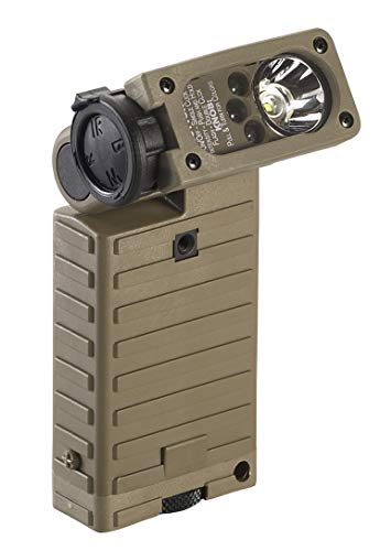 Streamlight 14032 Sidewinder 55-Lumens Military Tactical Flashlight with Articulating Head and Batteries, Coyote