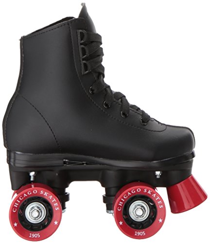 CHICAGO Boys Rink Roller Skate - Black Youth Quad Skates - Size J11