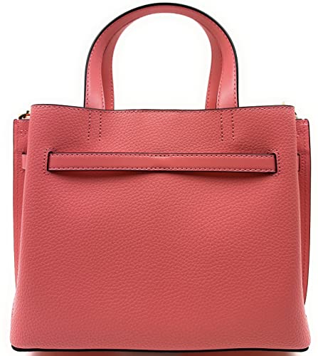Michael Kors Emilia Small Triple Compartment Satchel Crossbody Bag (GrapeFruit)