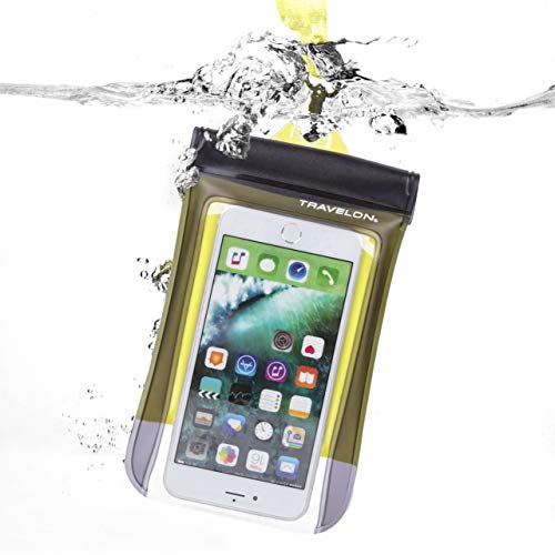 Travelon Floating Waterproof Smart Phone/Digital Camera Pouch, Yellow