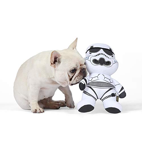 Star Wars Storm Trooper Dog Toy 12 Inch Plush Toy for Dogs, White Storm Trooper Figure Toy| Large Star Wars Plush Toys Fabric Plush Dog Toy, Squeaky Star Wars Plush Toys for Large Dogs