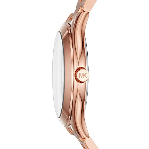 Michael Kors Women's Mini Slim Runway Rose Gold-Tone Watch MK3513